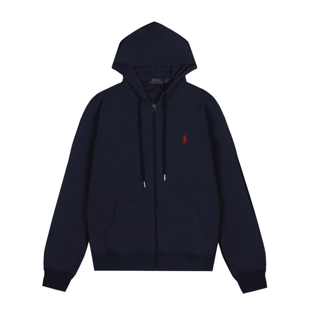 Polo Black Red Jacket
